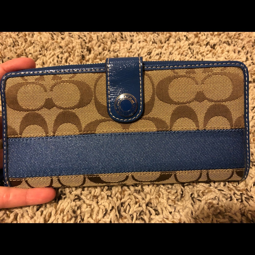 Authentic coach wallet